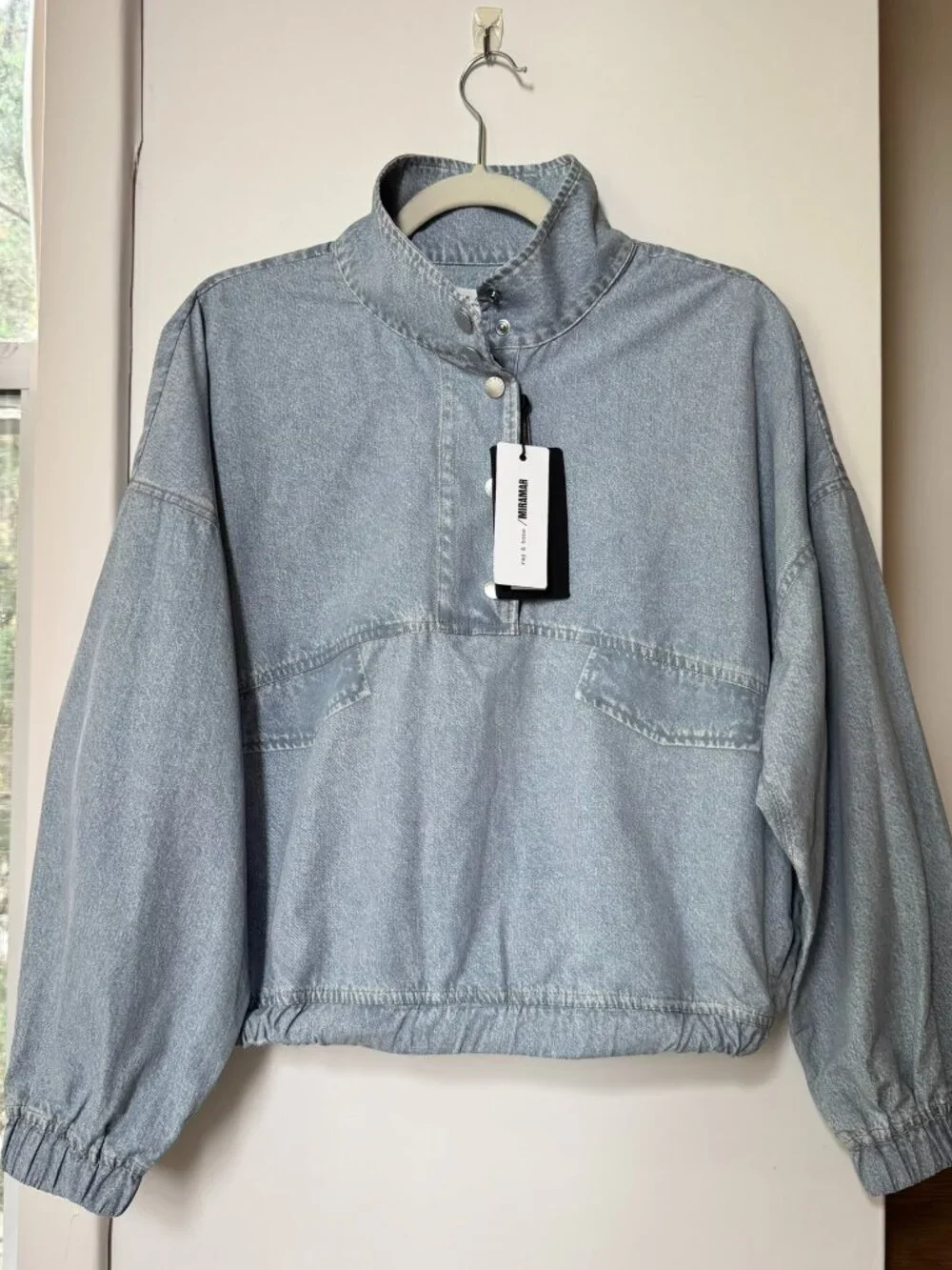 NWT Rag & Bone Miramar Sport Popover High-Neck Windbreaker Jacket XS